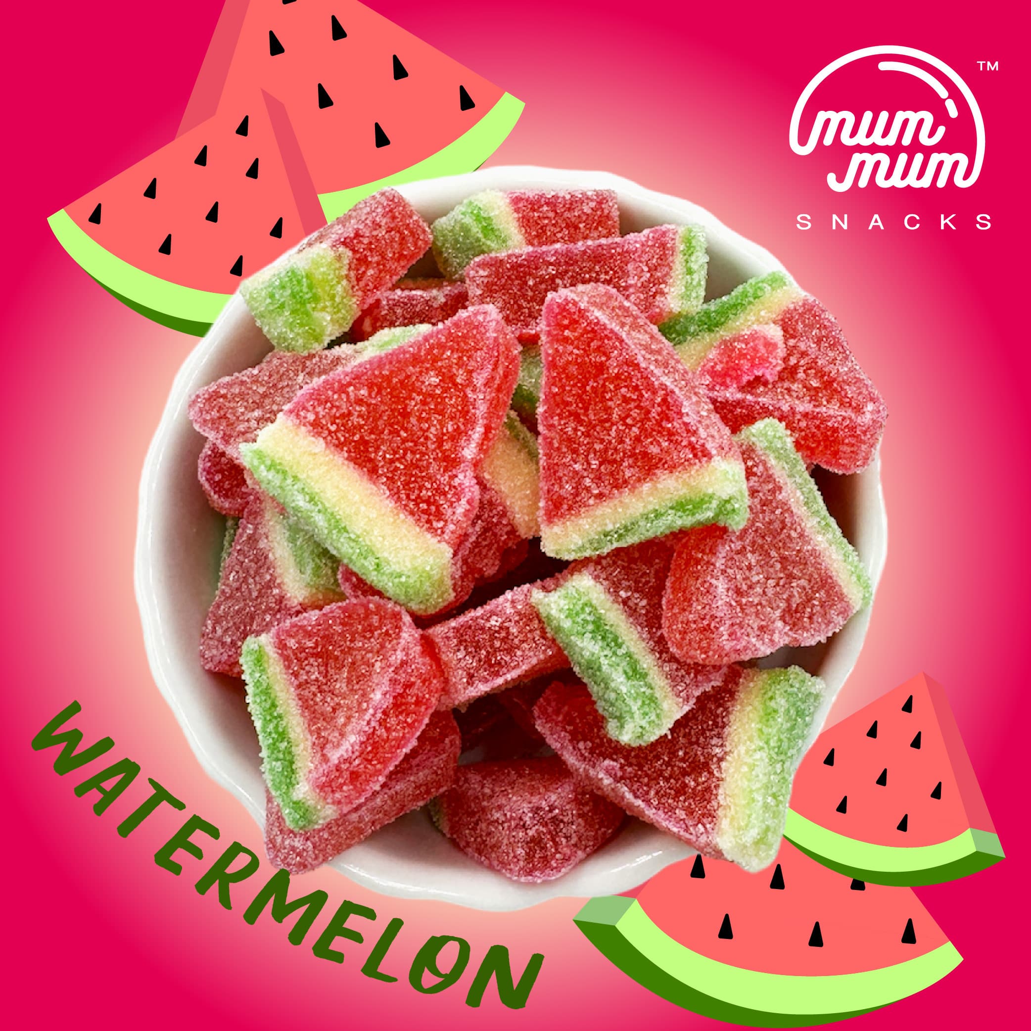 PREMIUM Gummy - Watermelon Slice / Jelly / Gummy Gula